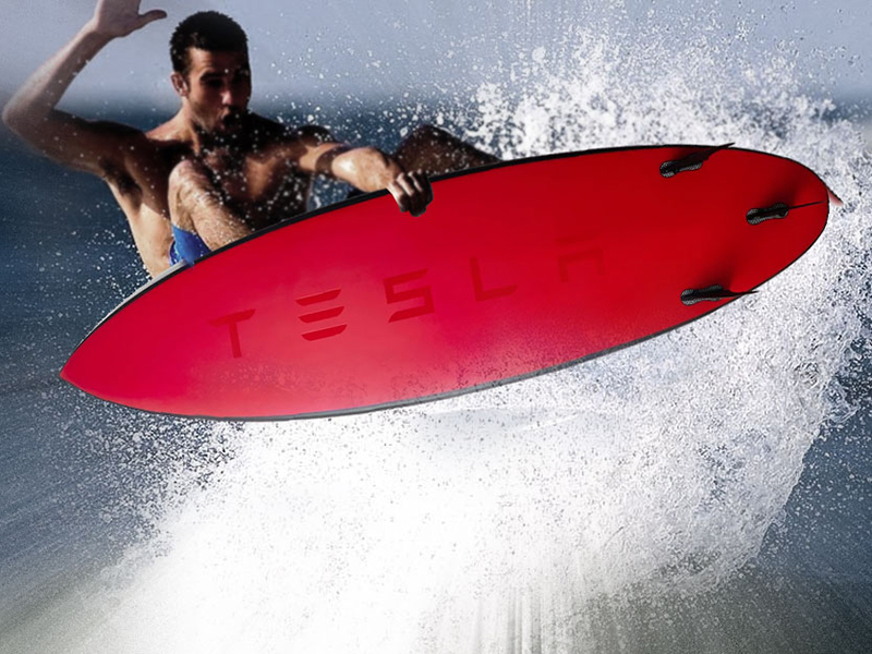 ألواح التزلج على المياه جديد تسلا... إصدار محدود ومواصفات مميزة